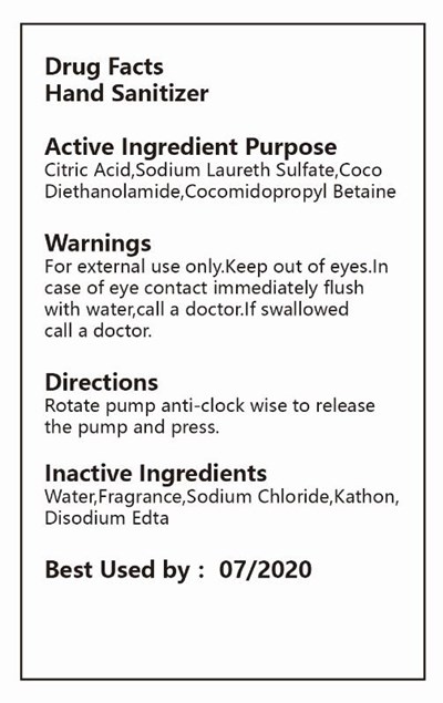 Image Of Hand Sanitizer (Hand Sanitizer)